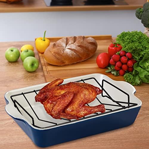 Rib Racks for Grilling and Smoking, Turkey Roasting Rack, Can Be Used On Both - Image 5