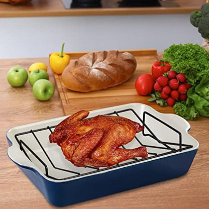 Rib Racks for Grilling and Smoking, Turkey Roasting Rack, Can Be Used On Both - Image 5