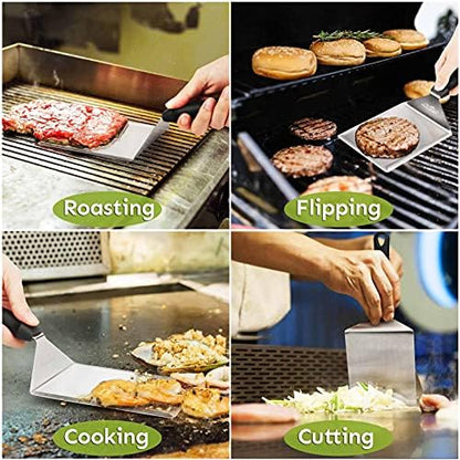 HULISEN Smashed Burger Kit, Stainless Steel Burger Press - Image 4