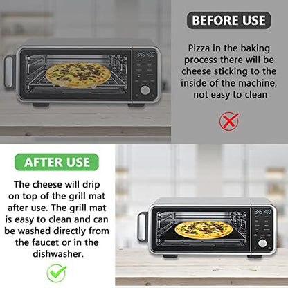 for Ninja Foodi Reusable Air Fryer Liners 12x12inch Non-Stick，Bottom of Toaster - Image 7