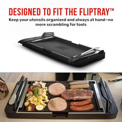 Grillbot 4 Piece Grill Utensils Set, Stainless Steel BBQ Grill Tools - Image 2