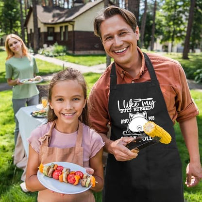 Grilling Aprons for Men, Cnavas Corss Back - Image 5