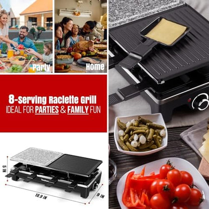 Raclette Grill, Techwood Electric Indoor Grill - Image 2
