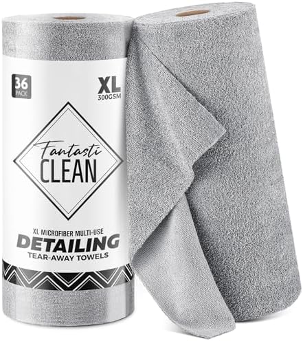Fantasticlean Microfiber Cleaning Cloth Roll by Fantasticlean