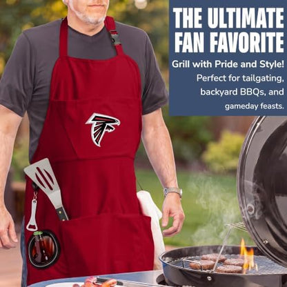 Team Sports America NFL Atlanta Falcons Grill Chef Aprons - Image 2