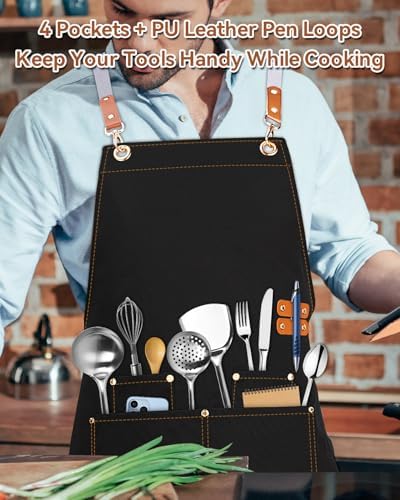 Teskyer Canvas Kitchen Apron - Image 3