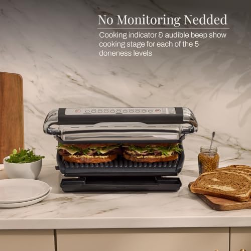 All-Clad Electric Indoor Grill, AutoSense Stainless Steel Panini Grill Press - Image 3