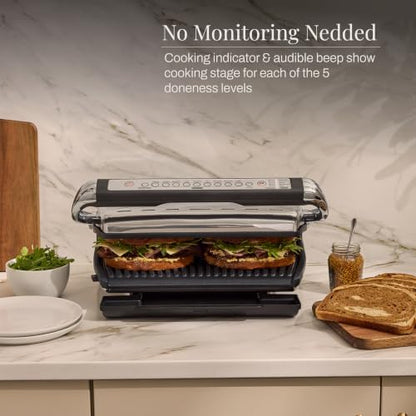 All-Clad Electric Indoor Grill, AutoSense Stainless Steel Panini Grill Press - Image 3