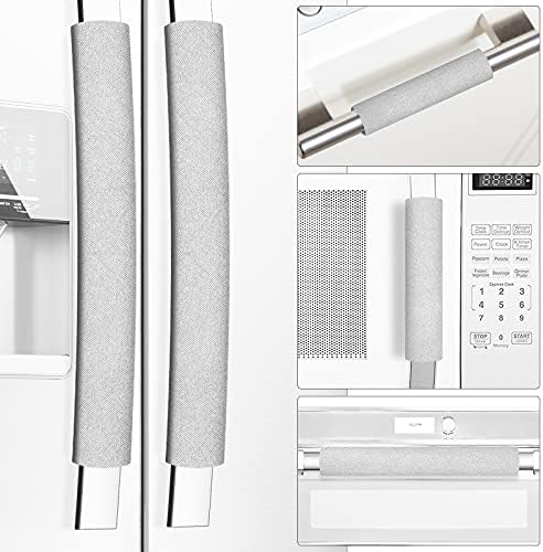 Miss.Silk Refrigerator Door Handle Covers, Keep Your Kitchen Appliance Clean by Miss+Silk