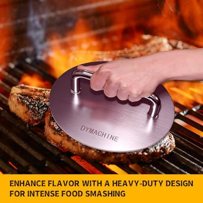 Smash Burger Press, 7 Inch Stainless Steel Hamburger Press, 2.5mm Thick - Image 6