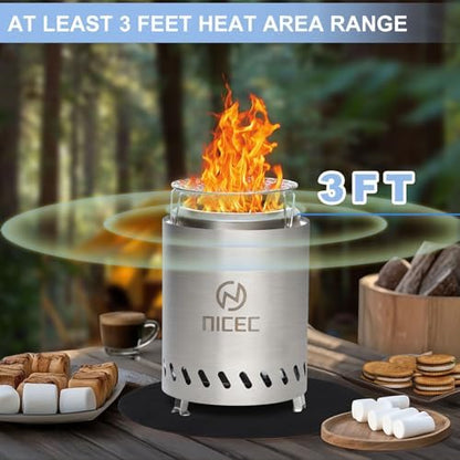 Nice C Smokeless Fire Pit, Portable Tabletop Fire Pit - Image 6