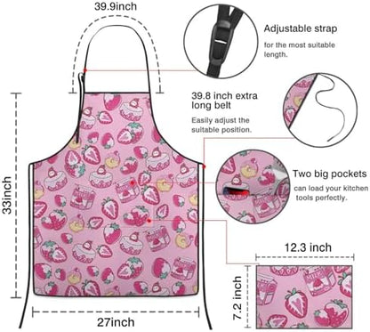 Strawberry Kitchen Cooking Apron - Image 6
