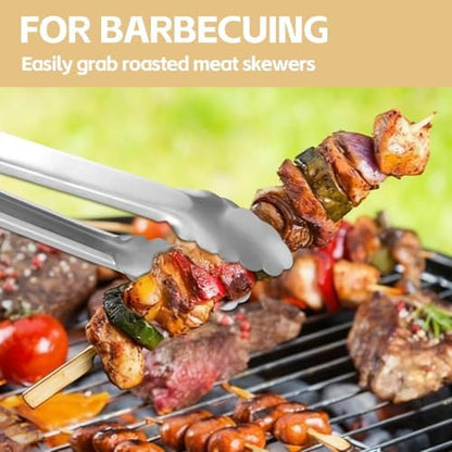 14 Inch Stainless Steel Grill Tongs - Image 6