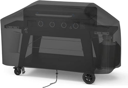 Heavy Duty Griddle Cover for Pit Boss 4-Burner Ultimate Griddle, Waterproof Black - 63" L×31" W×35" H