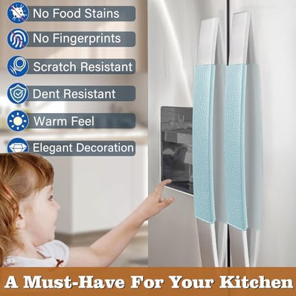 Refrigerator Door Handle Covers, Adjustable Appliance Handle Covers, Keep Your - Image 2