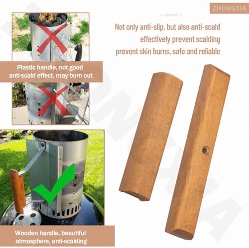 2 Pack Cherry Wood Replacement Handle - Image 6
