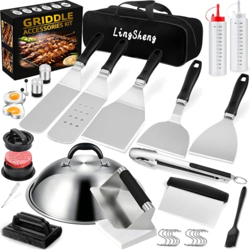 Griddle Accessories Kit, Metal Spatula Set by Unknown
