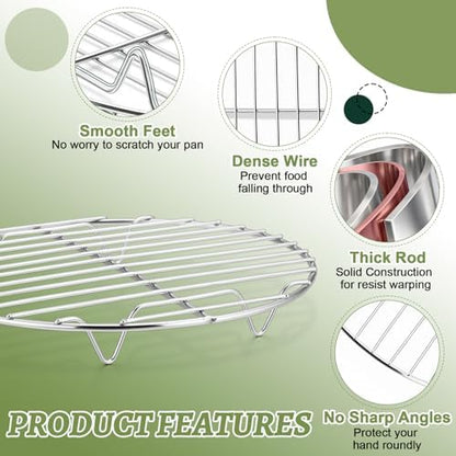 P&P CHEF Round Cooking Rack, Cooling Rack - Image 3