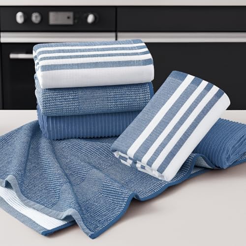 Homaxy Cotton 380 GSM Premium Kitchen Towels, 6 Pack - Image 5