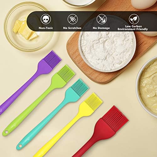 HOTEC 600℉ Heat Resistant Silicone Basting &Pastry Brush - Image 5