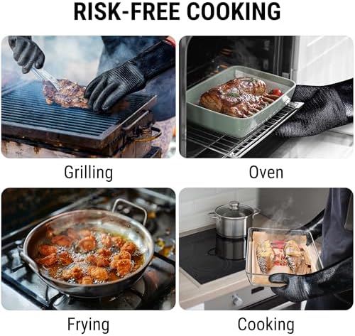 TempPro 932°F Heat Resistant BBQ Gloves - Image 7