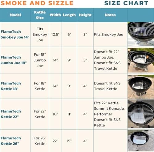 Charcoal Basket and Drip Tray for Weber Kettle 18 inch Charcoal Grill- All in - Image 4