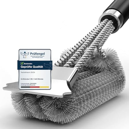 3 in 1 Barbecue Brush, Barbecue Cleaning Brush by Unknown