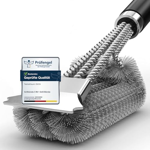 3 in 1 Barbecue Brush, Barbecue Cleaning Brush by Unknown