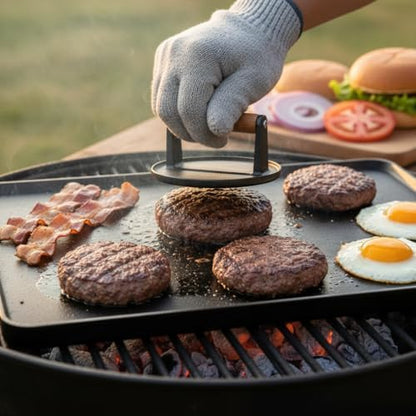 CUSIMAX Stove Top Griddle Pan, 14.96"x8.66" Aluminum Non-stick Griddle Pan - Image 7