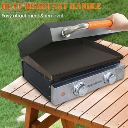 Griddle Lid for Blackstone 22 inch Tabletop Griddle Omnivore 1666 2203 2304 - Image 2