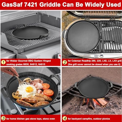 GasSaf 7421 Gourmet BBQ System Griddle - Image 6
