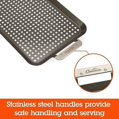 Camerons BBQ Grill Topper Non-Stick Grilling Pans, 2 Pack - Image 4