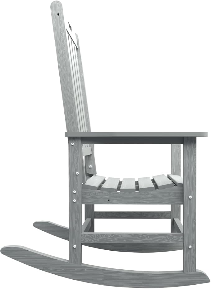 THOEOE Outdoor Rocking Chairs Set of 4, Oversized Patio Rocking Chair | HDPE - Image 9