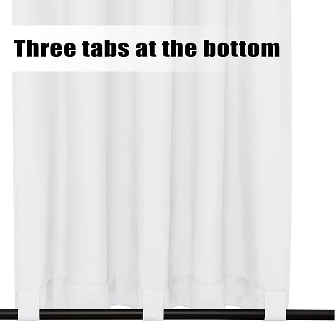 Easy-Going Outdoor Curtains for Patio 6 Panels, 54x84 inch, Weatherproof - Image 3