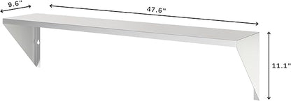 KoolMore 48 in. Front Shelf for Commercial Outdoor BBQ Grill in Stainless-Steel (KM-CG-FS48)