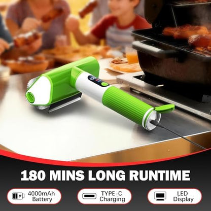 Electric Grill Brush, 800RPM BBQ Grill Cleaner - Image 5