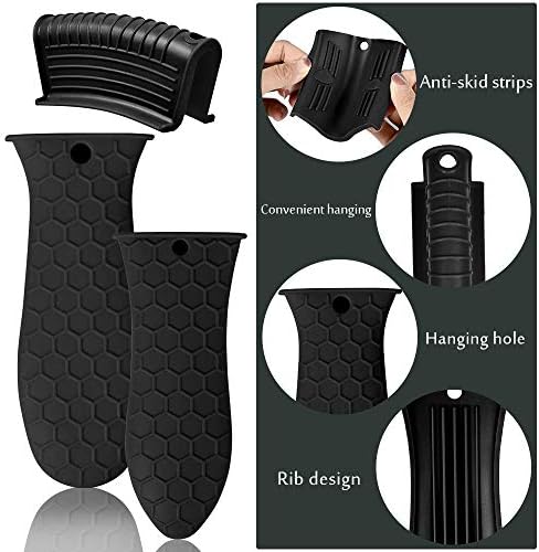 Silicone Hot Handle Holder, Heat Resistant Potholder Cookware Handle Cast Iron - Image 3