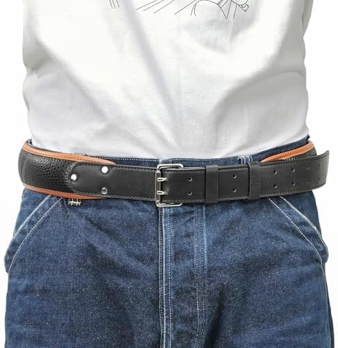 Leather Tool Belt 2" Wide, Leather Tool Pouch Belt - Image 2