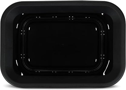 SIMPLI-Magic 18.5 Gallon (70L) Open Top Trash Can – Rectangular Commercial Trash Can – Smudge-Resistant, Easy to Clean, Non-Skid Base, Brushed Stainless Steel
