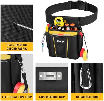 UUP Tool Belt for Men, 10 Pockets Magnetic Tool Pouch Heavy Duty Toolbelt - Image 3