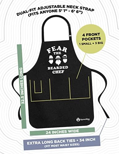 ApronMen - Funny Apron For Men - BBQ Gifts for Men & Unique Gifts for Fathers - - Image 6