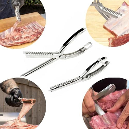 1 Set Rib Membrane Removal Tool, Stainless Steel Rib Prep Tool Membrane Remover - Image 2