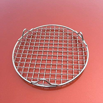 Steaming Racks Dia 11.6" Round Barbecue Grids Cross Wire Footed Steaming - Image 5