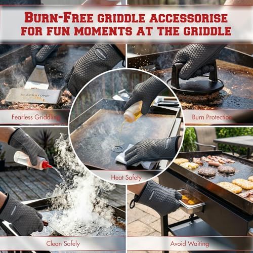 KITCHEN PERFECTION XL Silicone Griddle Gloves - Image 4