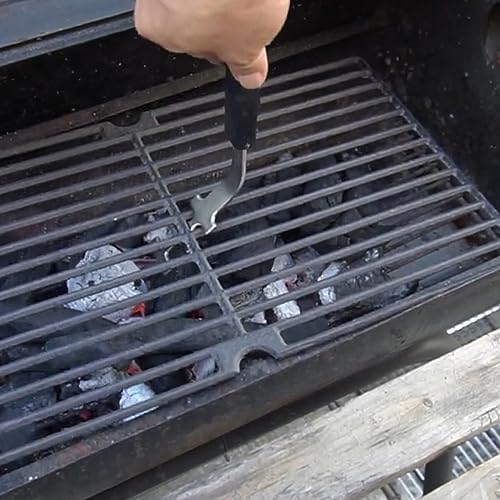 Xmas 2pcs Stainless Steel Barbecue Grate Lifter Gripper - Image 4