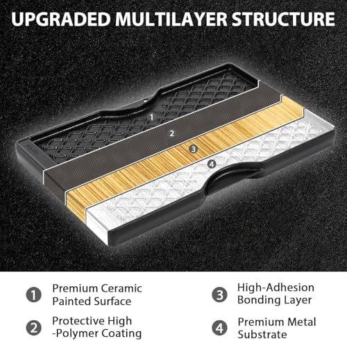 Utheer 7637 Spirit 200 Reversible Griddle, Raised-Side Ceramic - Image 3
