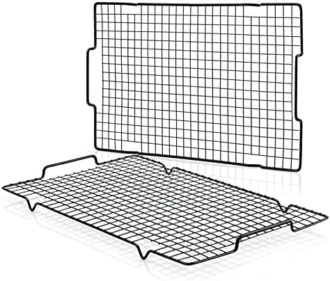 HULISEN Cooling Rack 2-Pack, 16 x 10 Inch Nonstick Baking Rack by HULISEN