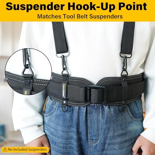MELOTOUGH Padded Tool Belt, Electrician Tool Belt, Work Belt - Image 6