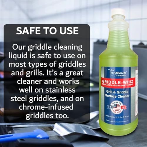 4-Pack Flat Top Griddle Cleaning Kit, 128oz Liquid, Grill Scraper - Image 3