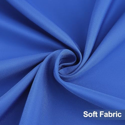 homing Rectangle Table Cloth Cover 8 Foot Blue Elastic Fitted Tablecloth - Image 3